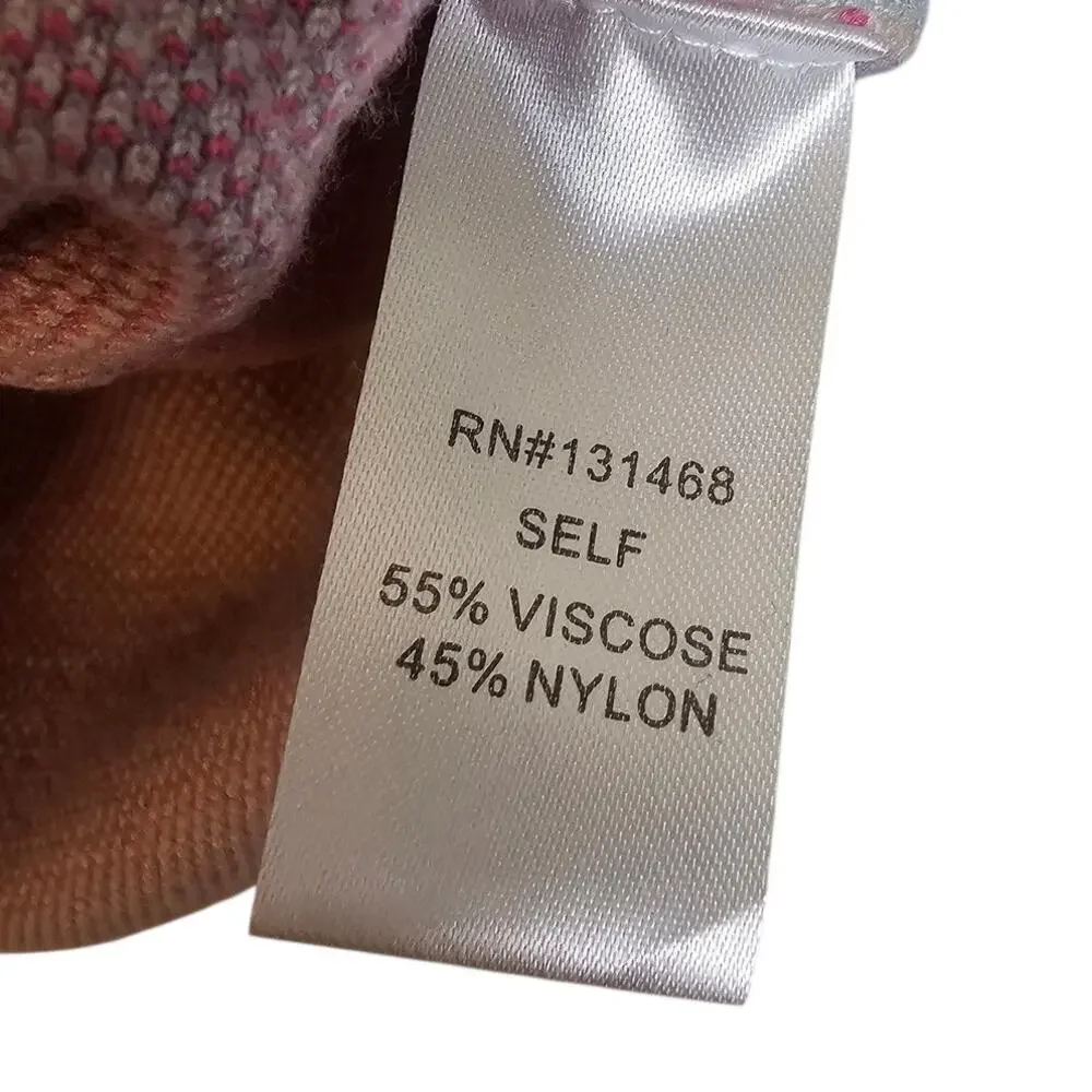 Fate Anthropologie Colorblock Striped Mock Neck Sweater